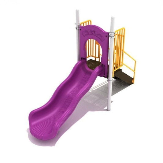 3' High - Single Wave Playground Slide - Free Standing Playground Slides - Playtopia, Inc.