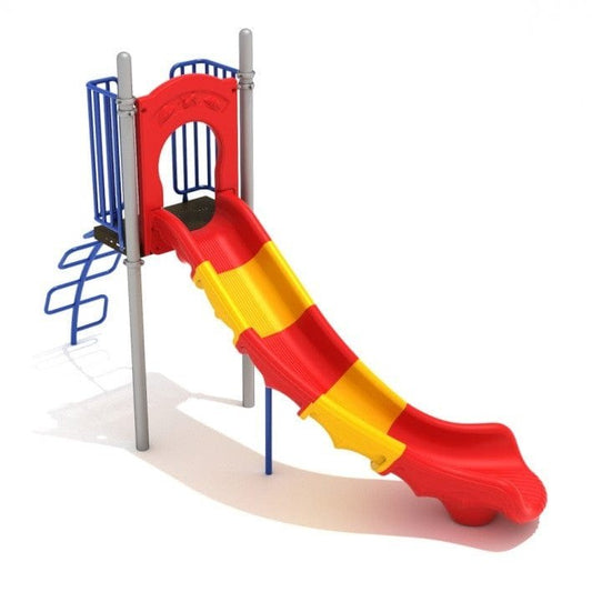 5' High - Playground Slide With Snake Climber - Free Standing Playground Slides - Playtopia, Inc.
