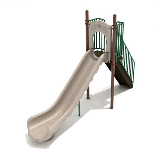 5' High - Single Straight Playground Slide - Free Standing Playground Slides - Playtopia, Inc.