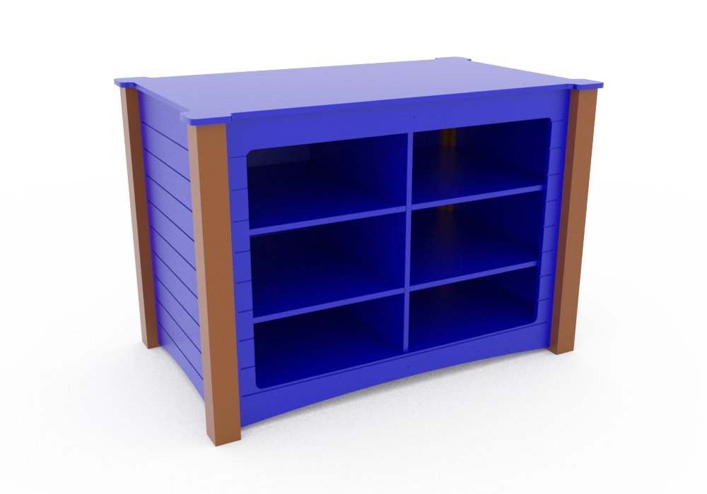 5' Storage Cabinet - Playground & Classroom Storage - Playtopia, Inc.