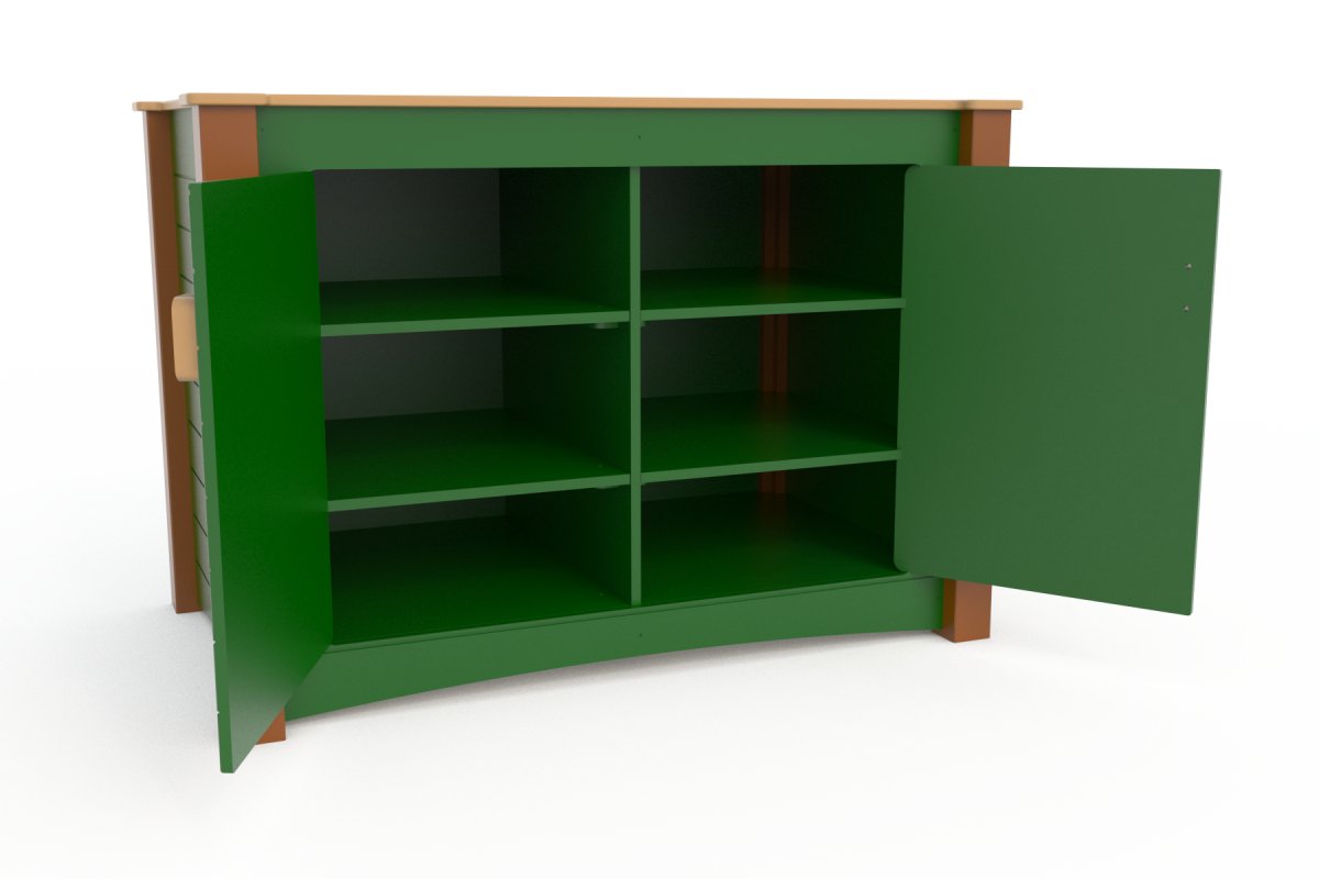 5' Storage Cabinet - Playground & Classroom Storage - Playtopia, Inc.