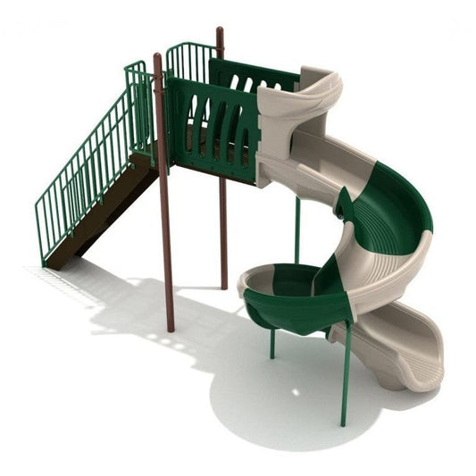 7' High - Sectional Spiral Playground Slide - Free Standing Playground Slides - Playtopia, Inc.