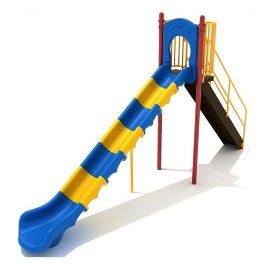7' High - Sectional Straight Playground Slide - Free Standing Playground Slides - Playtopia, Inc.