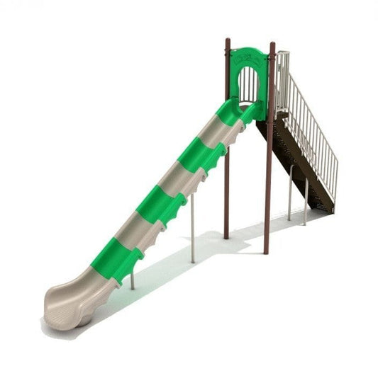 8' High - Sectional Straight Playground Slide - Free Standing Playground Slides - Playtopia, Inc.