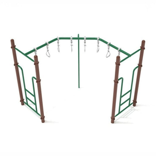 90-Degree Swinging Ring Monkey Bars - Monkey Bars & Jungle Gyms - Playtopia, Inc.