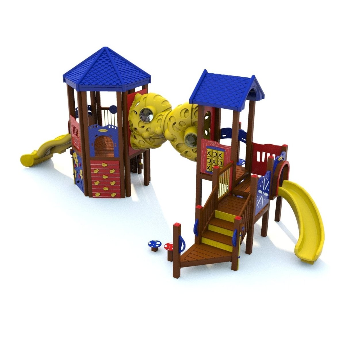 Arcadian Playset - School-Age Playgrounds - Playtopia, Inc.