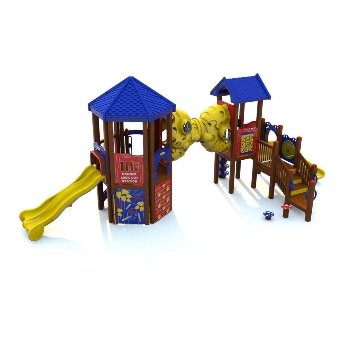 Arcadian Playset - School-Age Playgrounds - Playtopia, Inc.