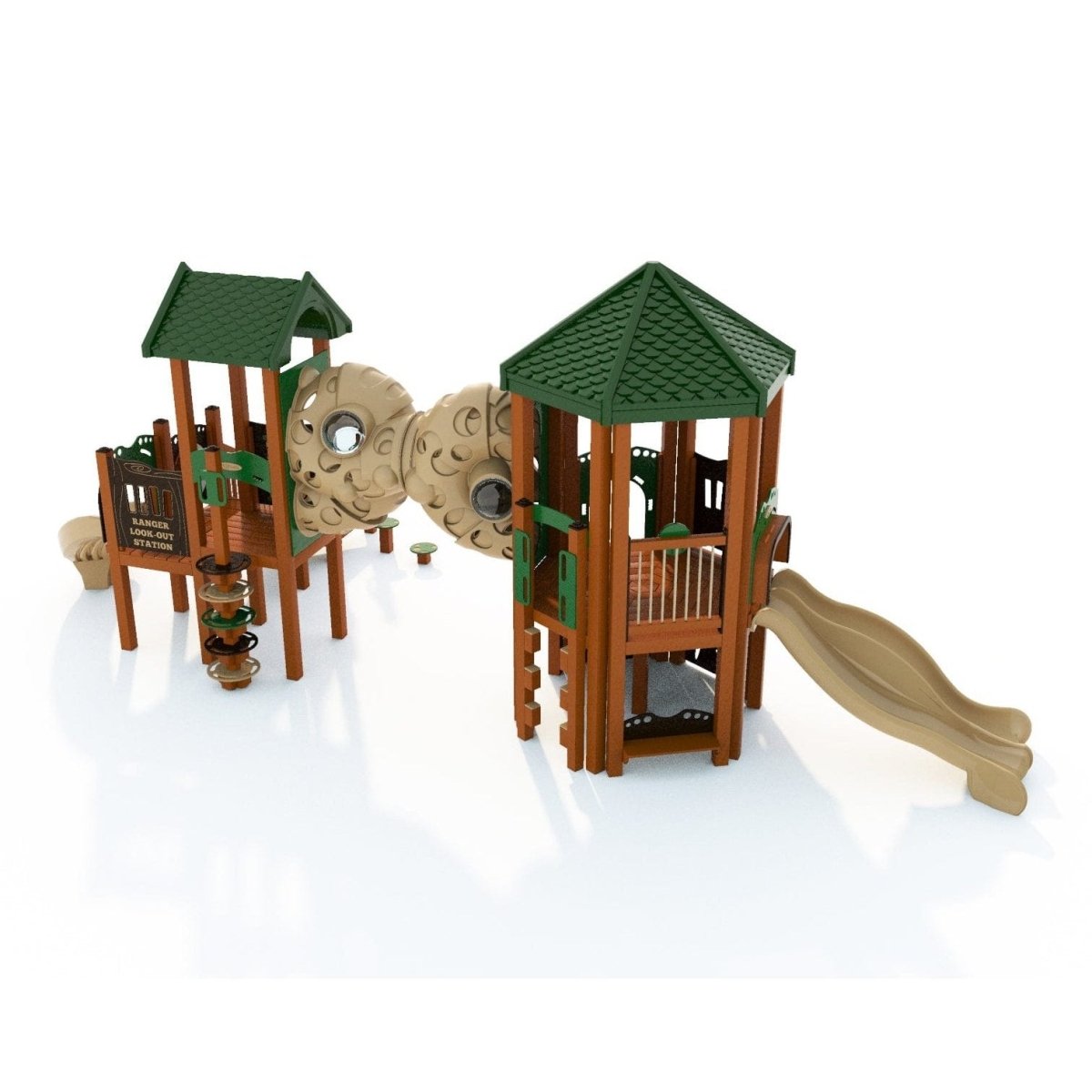 Arcadian Playset - School-Age Playgrounds - Playtopia, Inc.