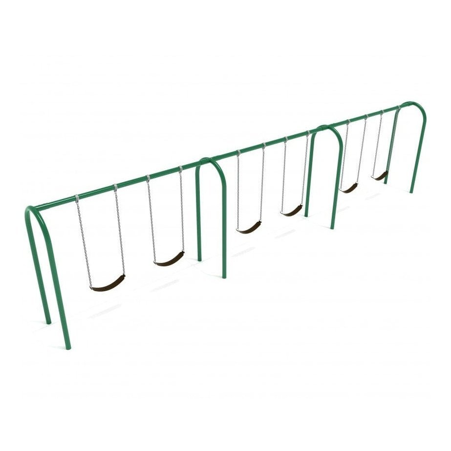 Arch Post Swing - 3 Bay - Swing Sets - Playtopia, Inc.
