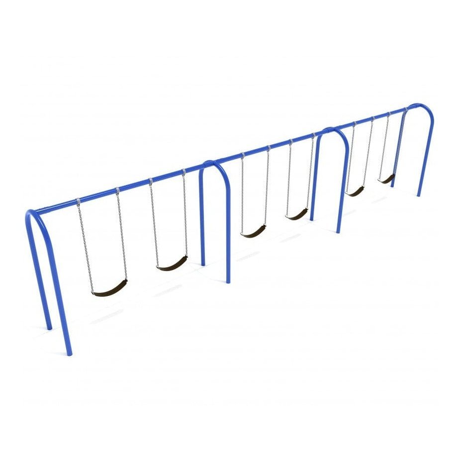 Arch Post Swing - 3 Bay - Swing Sets - Playtopia, Inc.