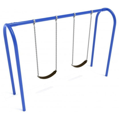 Arch Post Swing Set - 1 Bay - Swing Sets - Playtopia, Inc.