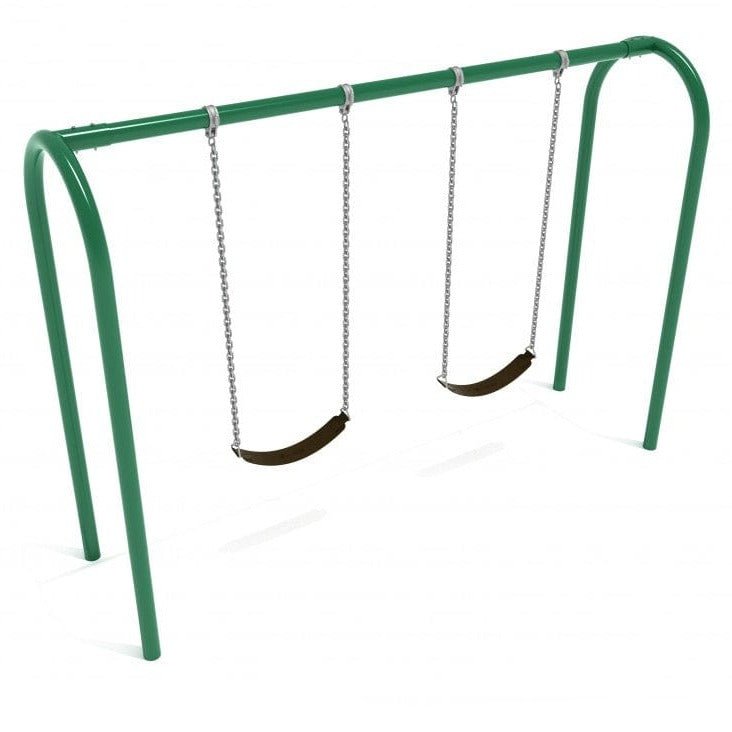 Arch Post Swing Set - 1 Bay - Swing Sets - Playtopia, Inc.