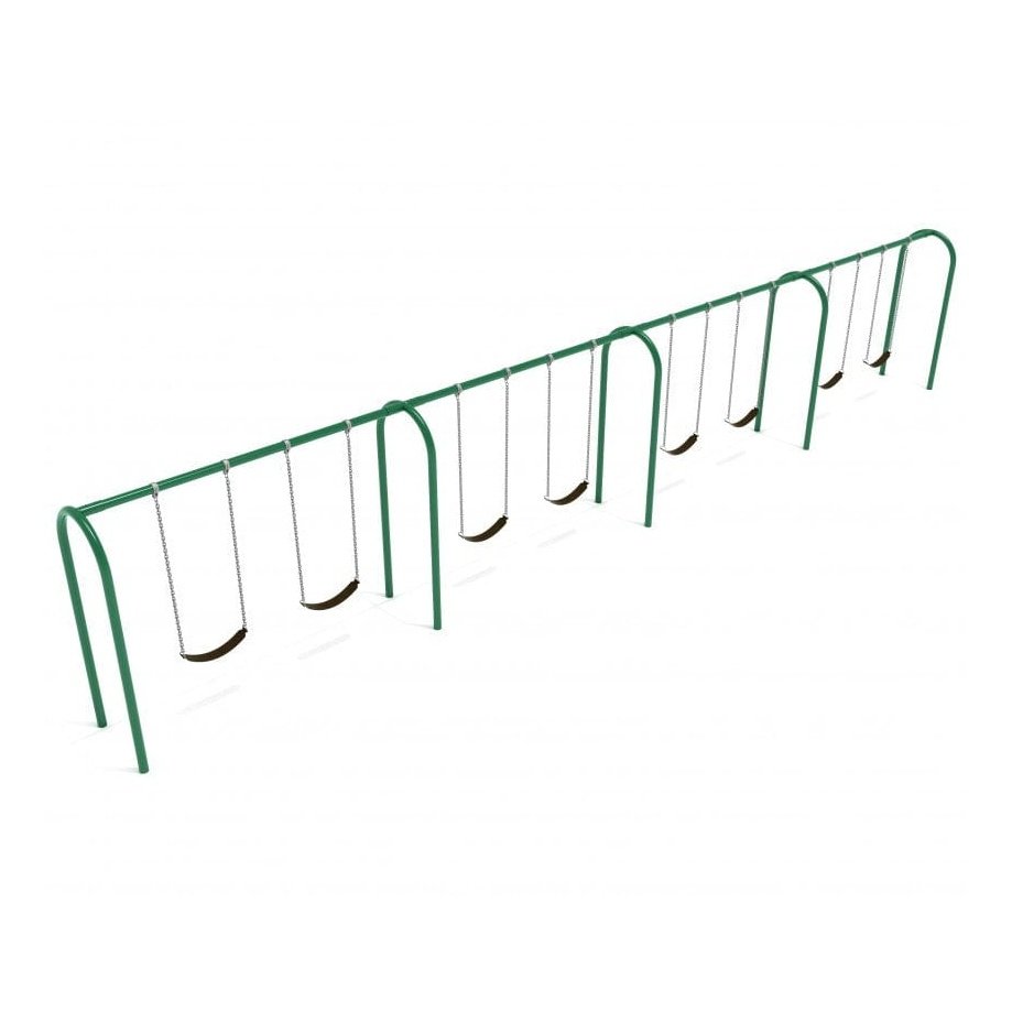 Arch Post Swing Set - 4 Bay - Swing Sets - Playtopia, Inc.