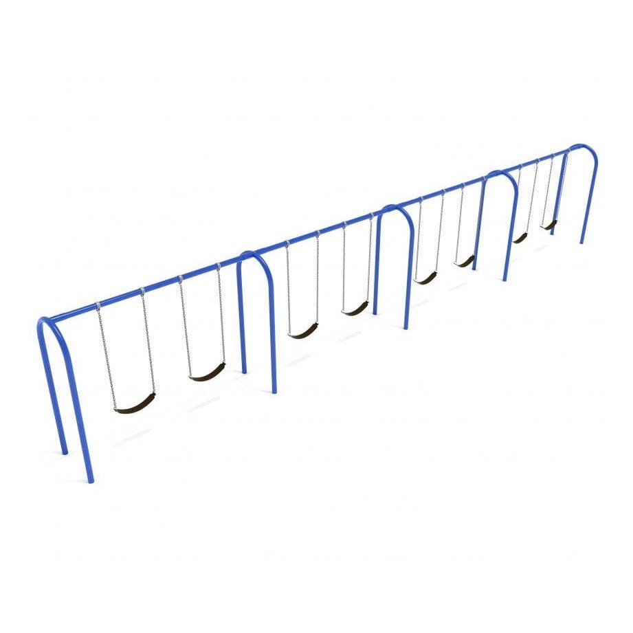 Arch Post Swing Set - 4 Bay - Swing Sets - Playtopia, Inc.