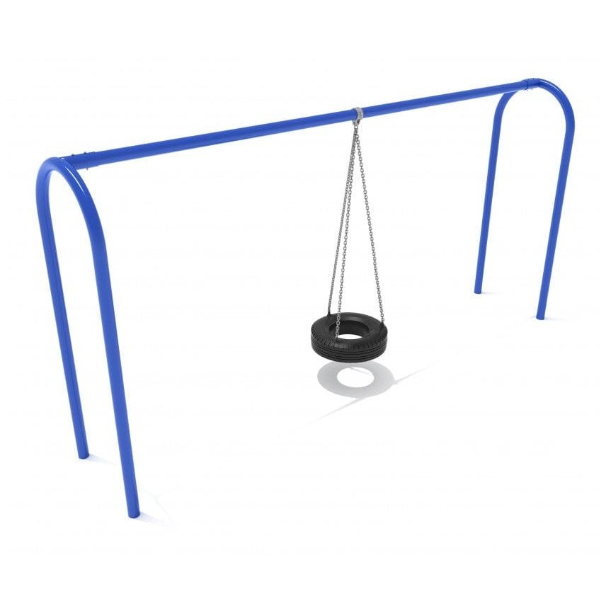 Arch Post Tire Swing Set - Playtopia, Inc.