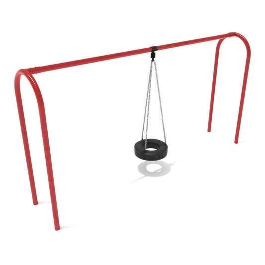 Arch Post Tire Swing Set - Playtopia, Inc.