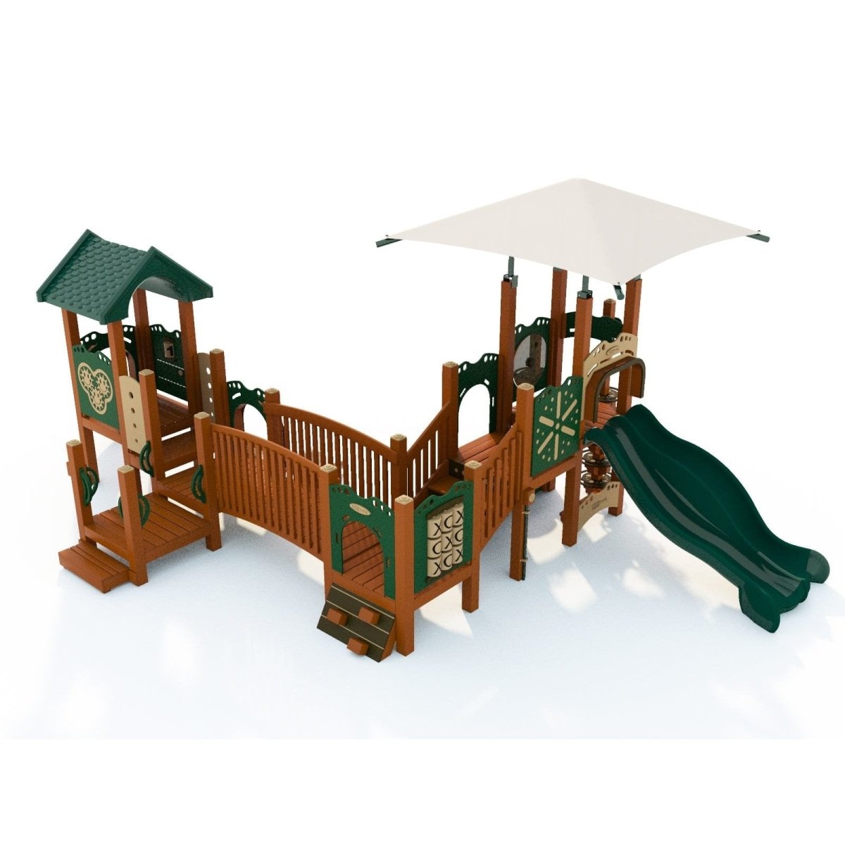 Ashwood Playset - Preschool Playgrounds - Playtopia, Inc.