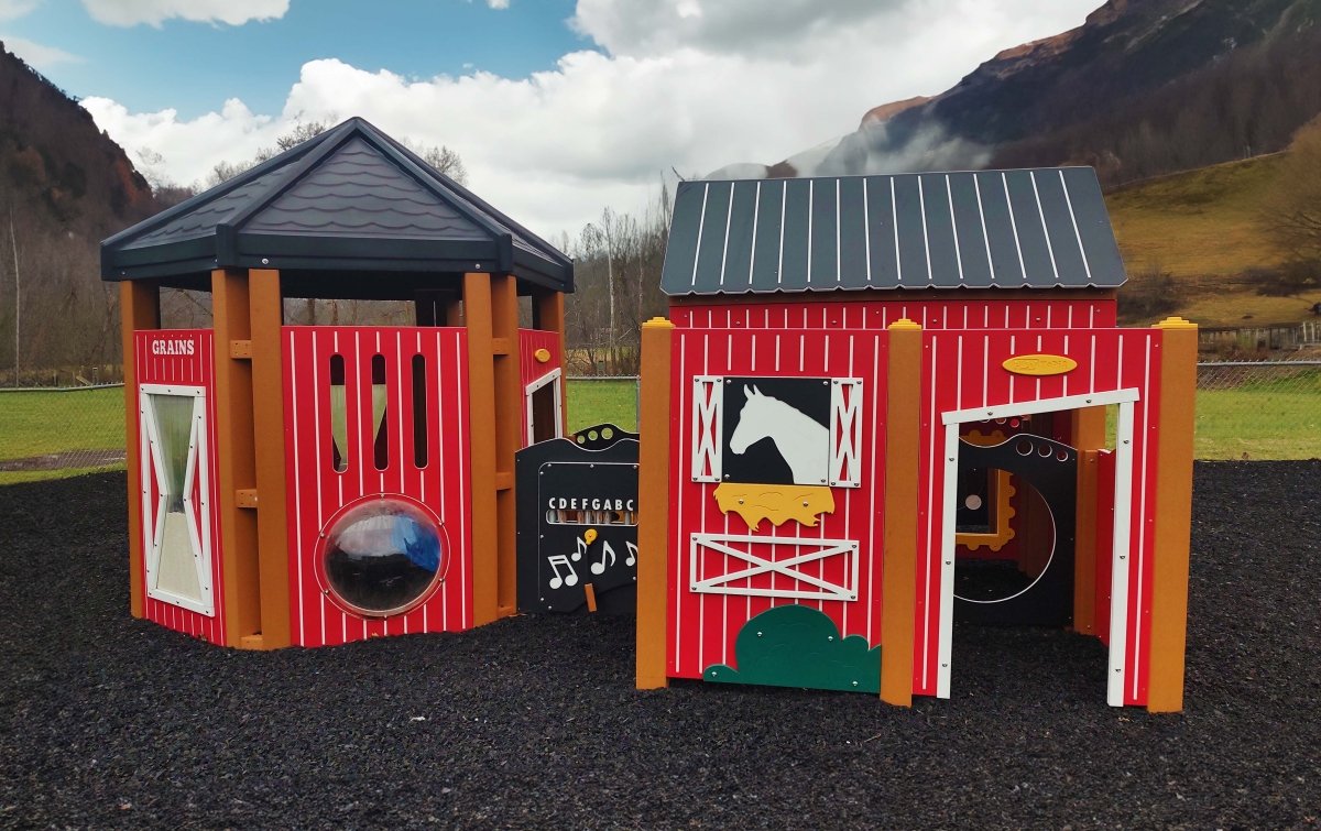Bales of Fun Playset - Toddler Playgrounds - Playtopia, Inc.