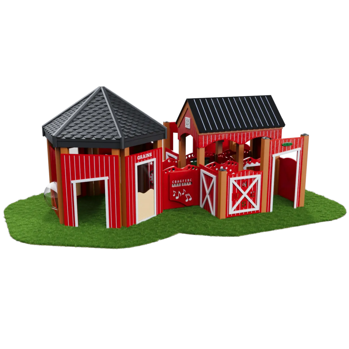 Bales of Fun Playset - Toddler Playgrounds - Playtopia, Inc.