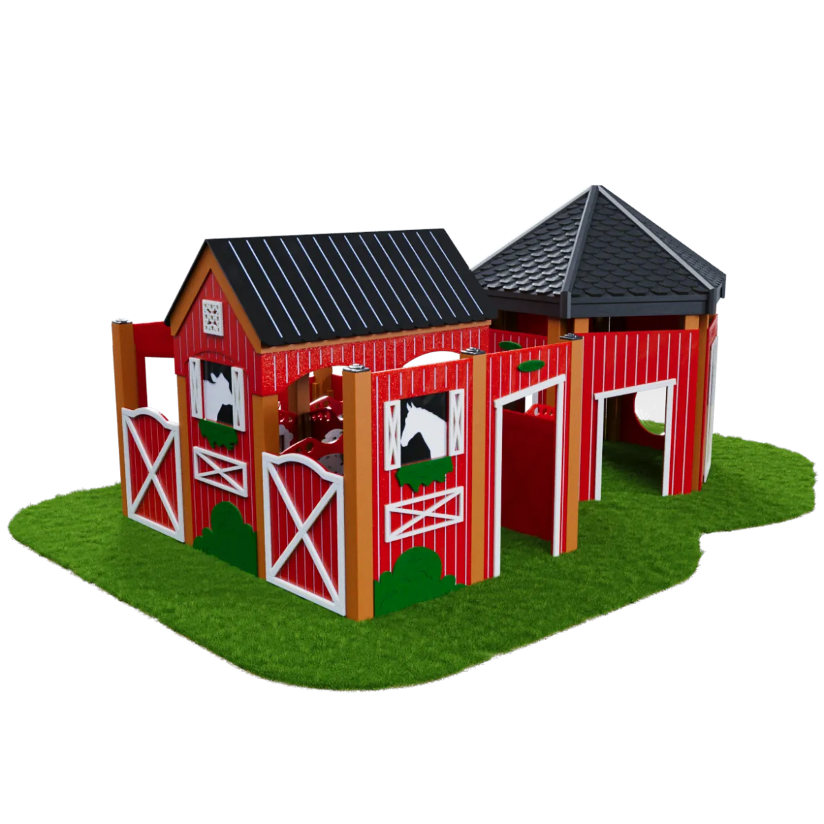 Bales of Fun Playset - Toddler Playgrounds - Playtopia, Inc.