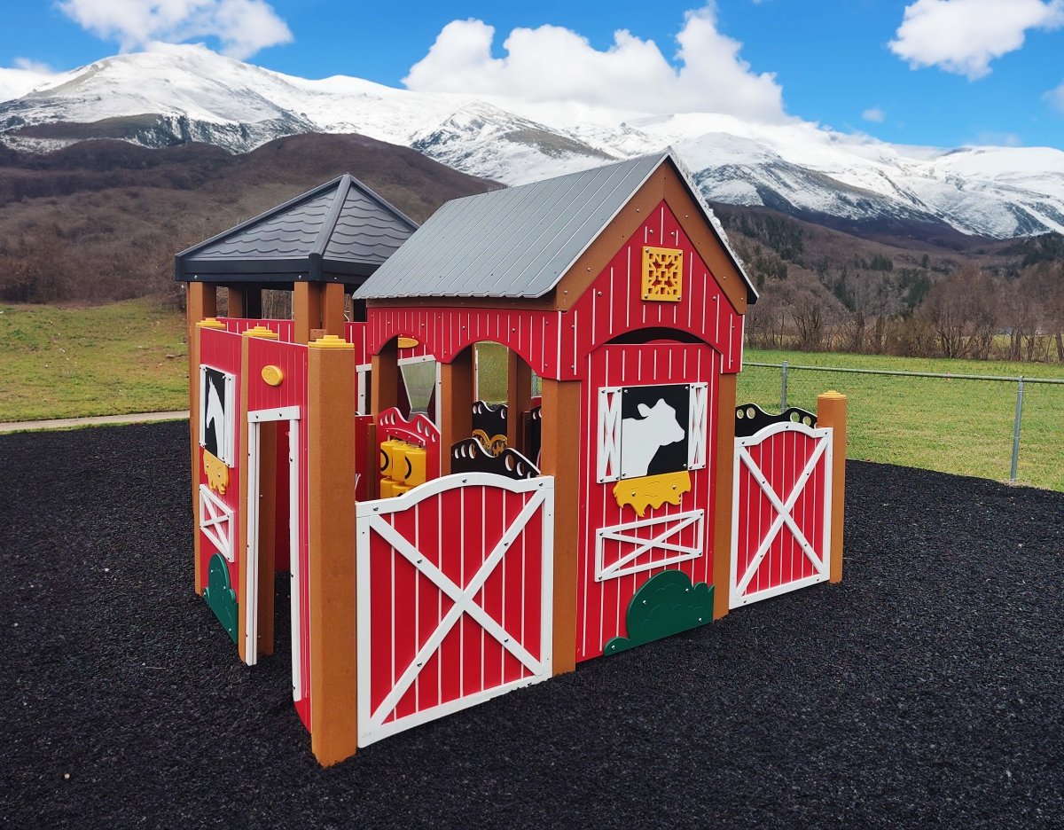 Bales of Fun Playset - Toddler Playgrounds - Playtopia, Inc.