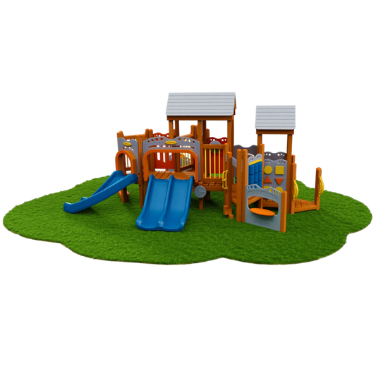 Birchwood Playset - Toddler Playgrounds - Playtopia, Inc.