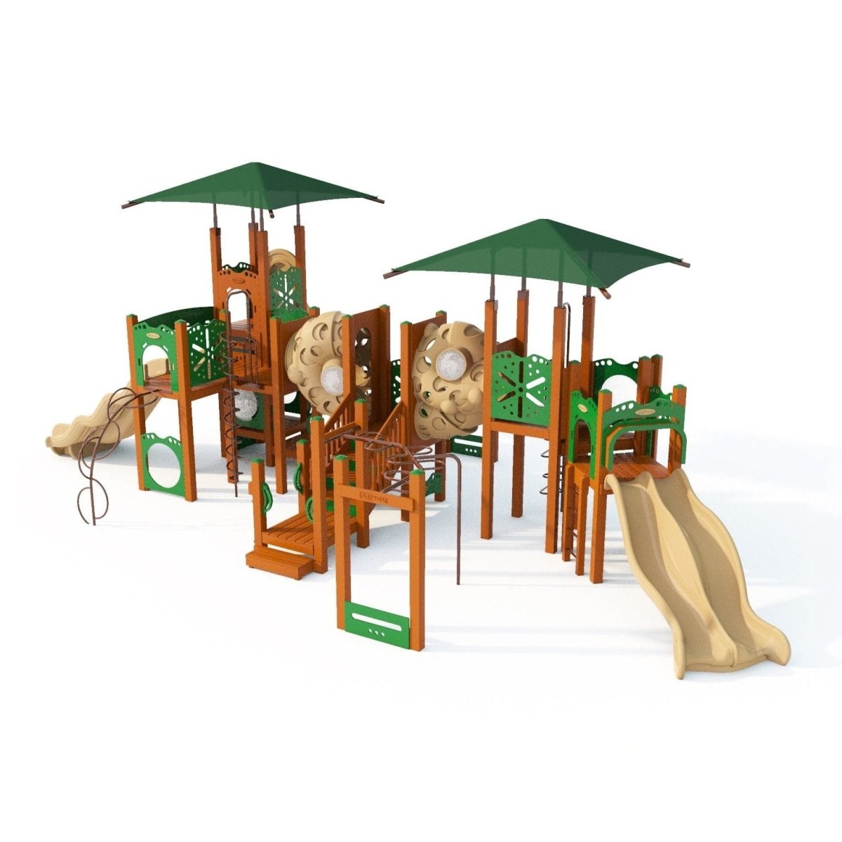 Blissland Playset - School-Age Playgrounds - Playtopia, Inc.