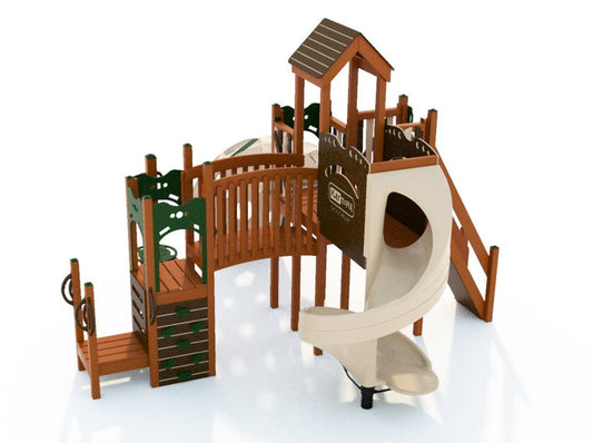 Braveheart Playset - School-Age Playgrounds - Playtopia, Inc.