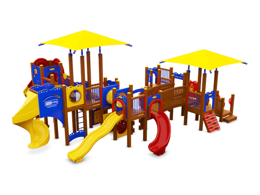 Bright Skies Playset - School - Age Playgrounds - Playtopia, Inc.