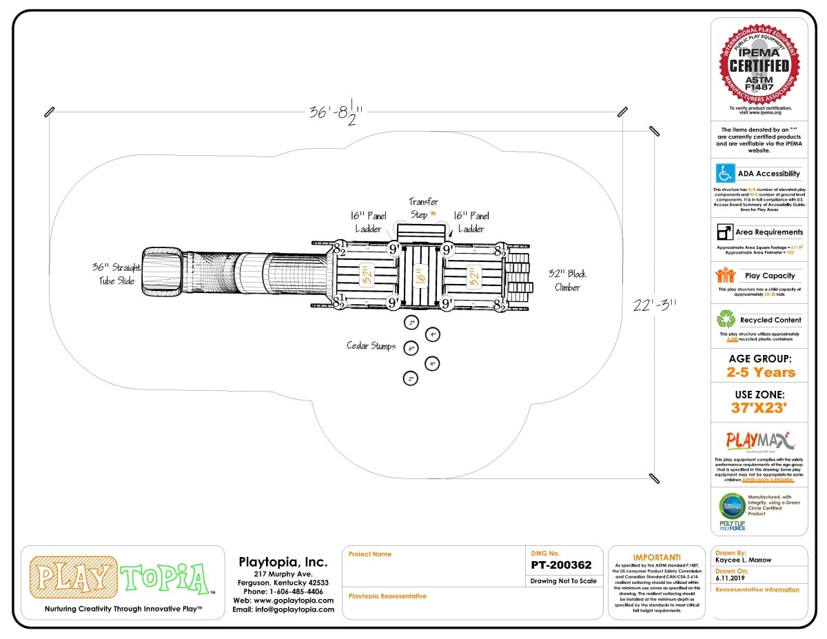 Camper Toddler Playset - Toddler Playgrounds - Playtopia, Inc.
