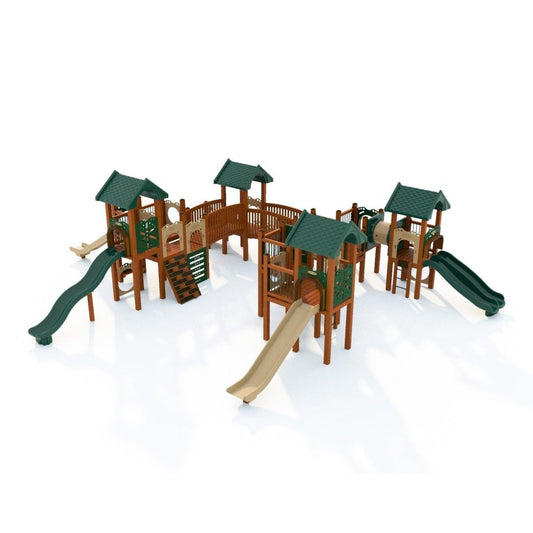 Canopy Climb Playset - School-Age Playgrounds - Playtopia, Inc.