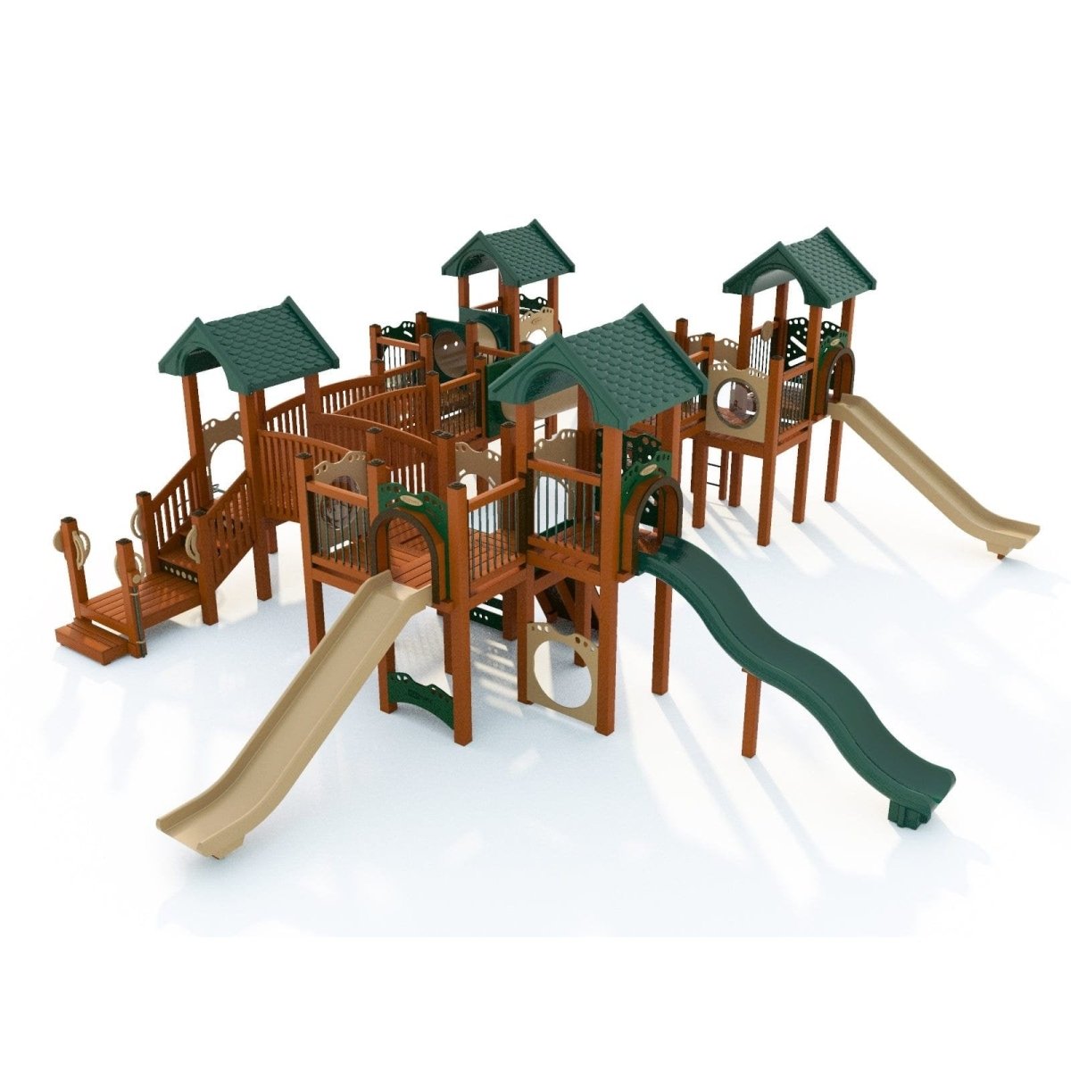 Canopy Climb Playset - School-Age Playgrounds - Playtopia, Inc.