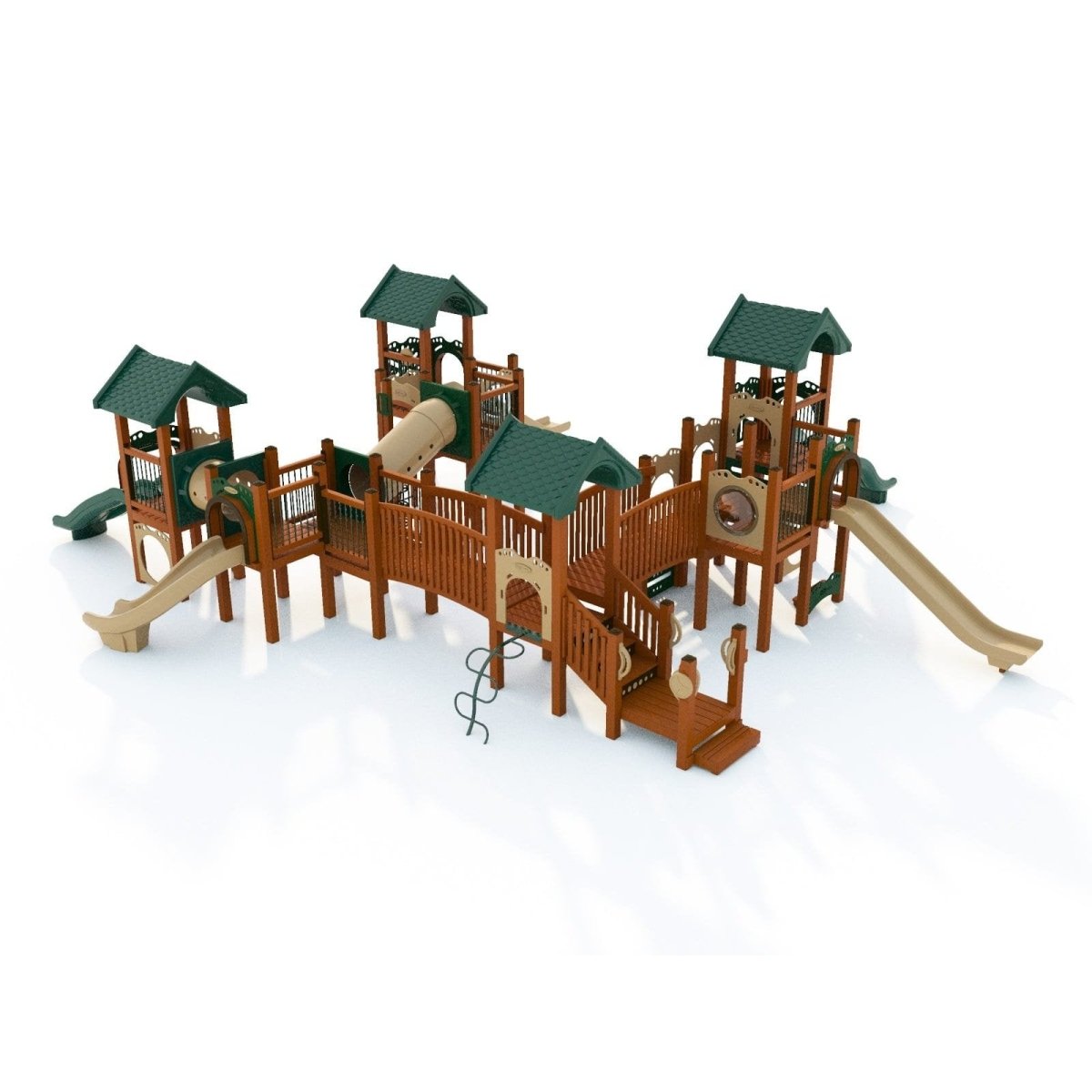 Canopy Climb Playset - School-Age Playgrounds - Playtopia, Inc.