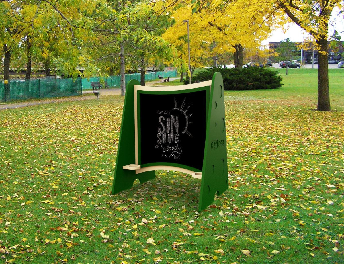 Chalkboard Easel - Paint Stations & Easels - Playtopia, Inc.