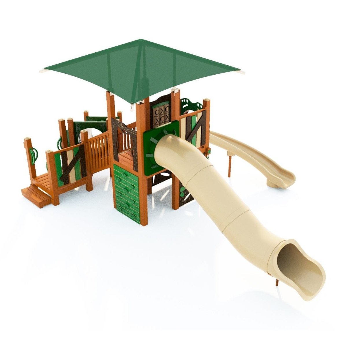 Chestnut Playset - Preschool Playgrounds - Playtopia, Inc.