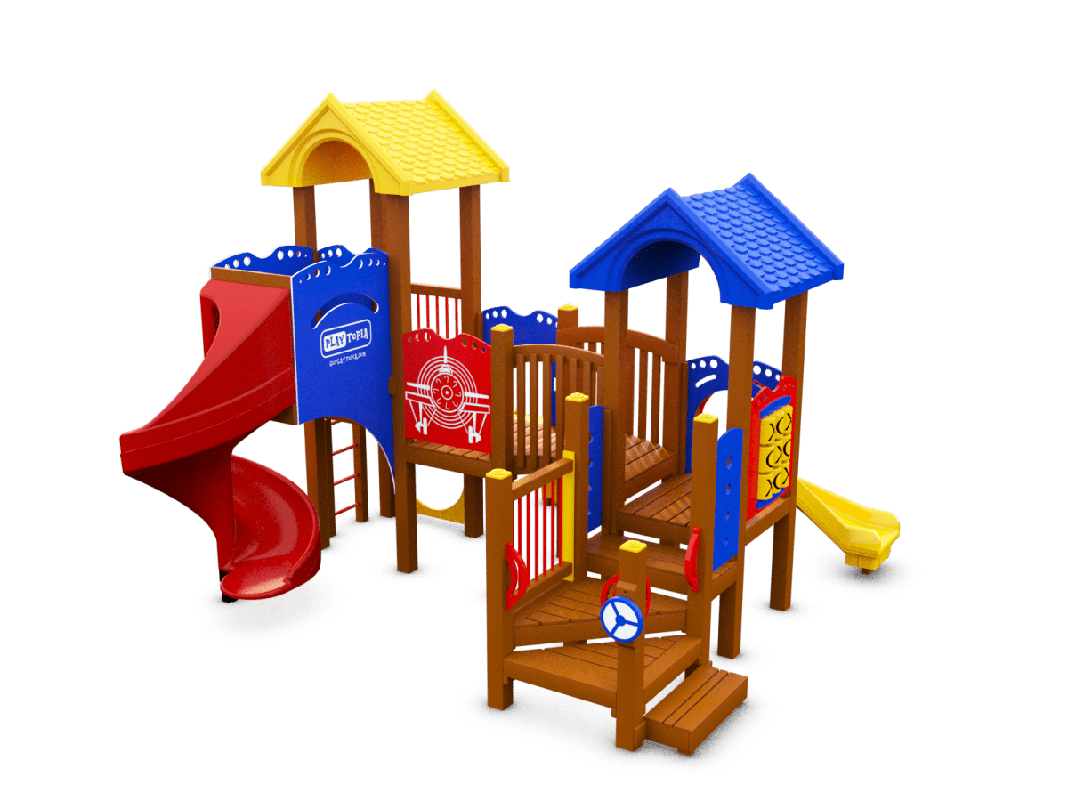 Climb Zone Playset - School - Age Playgrounds - Playtopia, Inc.