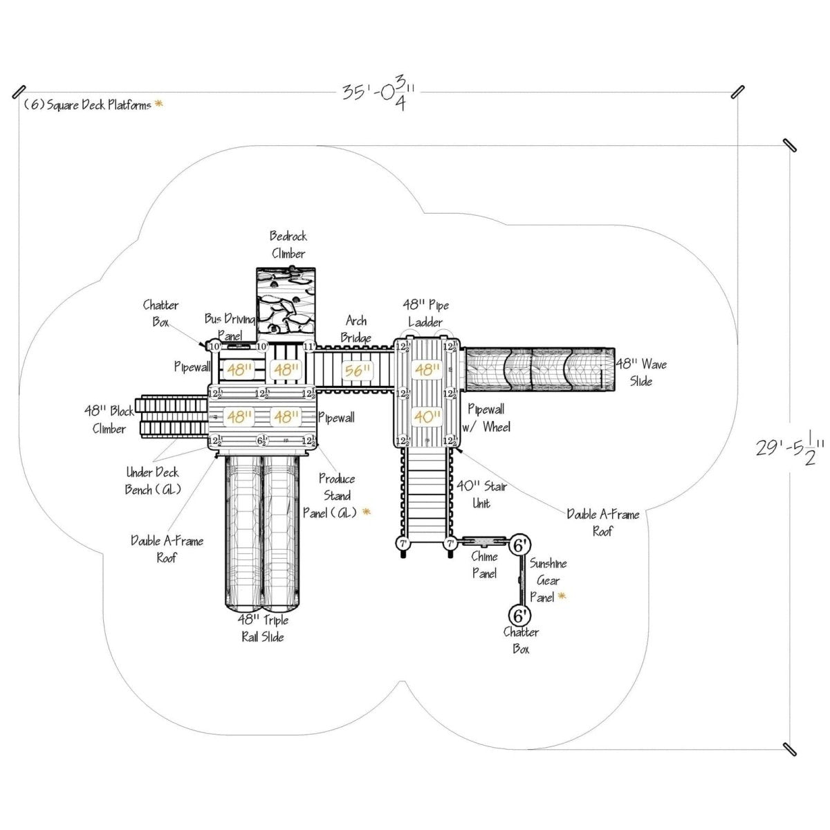 Clover Patch Playset - Preschool Playgrounds - Playtopia, Inc.