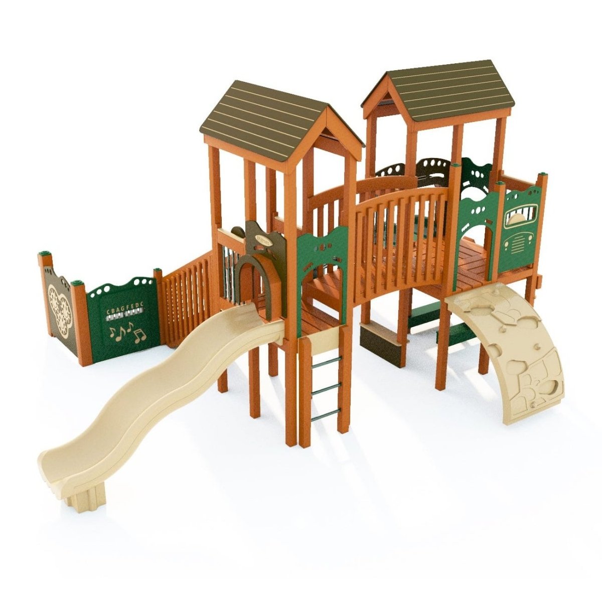Clover Patch Playset - Preschool Playgrounds - Playtopia, Inc.
