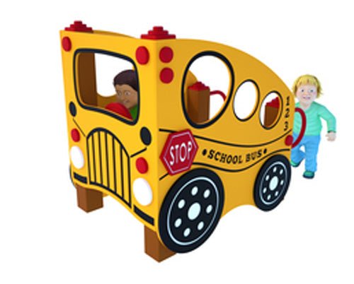 CozyTown School Bus - Ride - On Cars For Toddlers - Playtopia, Inc.