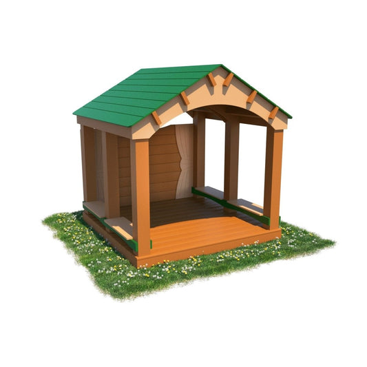 CozyTown Story Time Theater With Roof - Outdoor Stage - Playtopia, Inc.