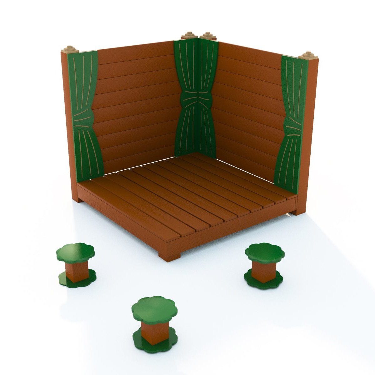 CozyTown StoryTime Theater - Outdoor Stage - Playtopia, Inc.