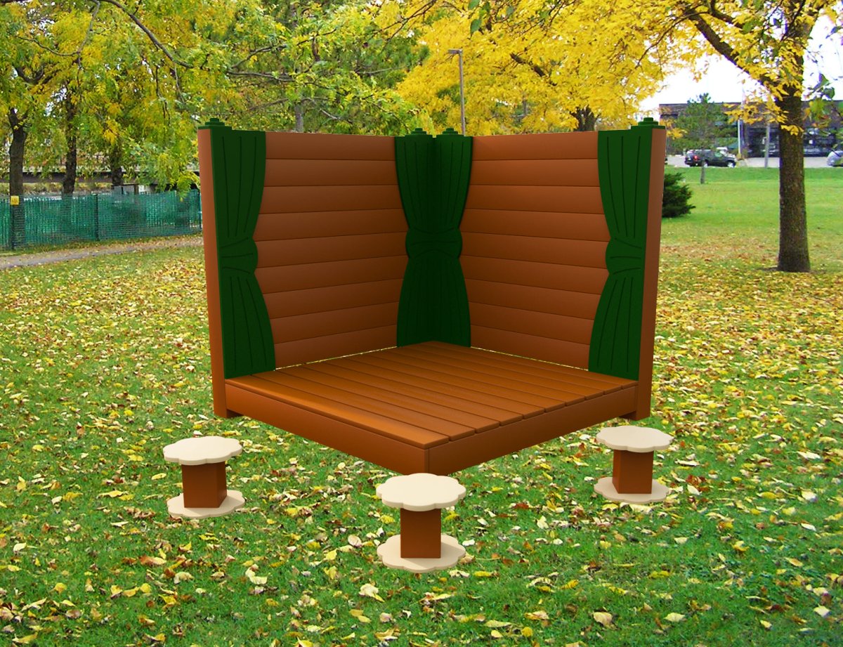 CozyTown StoryTime Theater - Outdoor Stage - Playtopia, Inc.