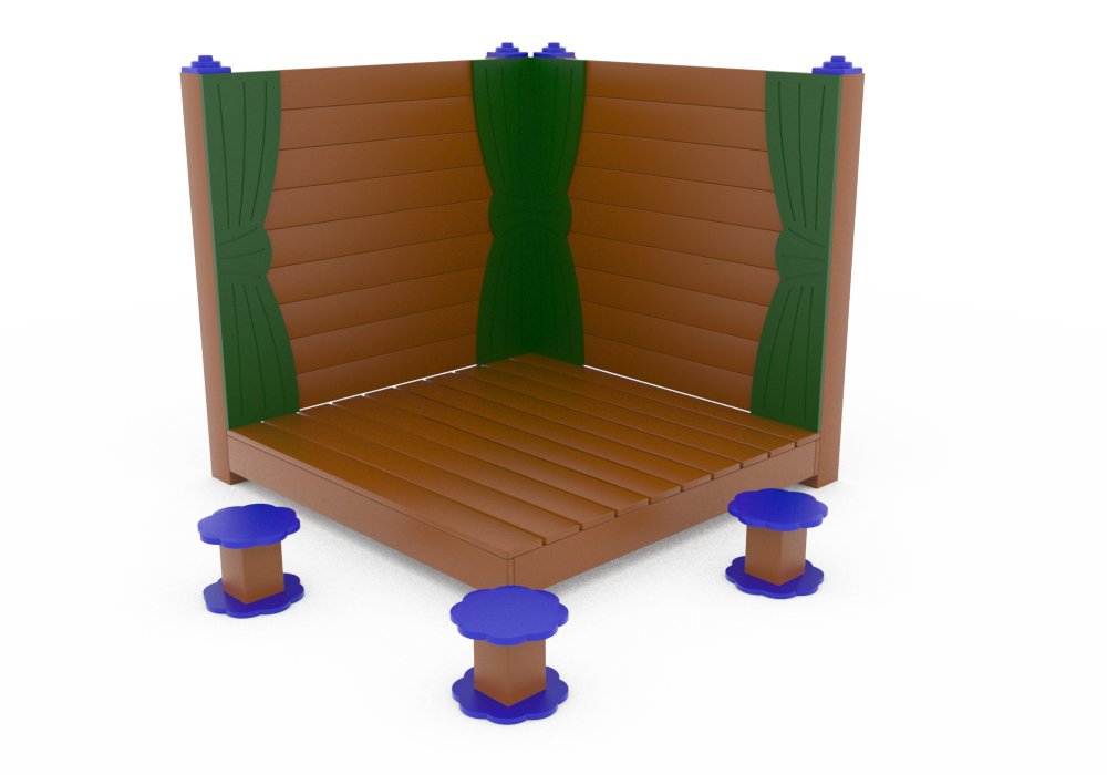 CozyTown StoryTime Theater - Outdoor Stage - Playtopia, Inc.
