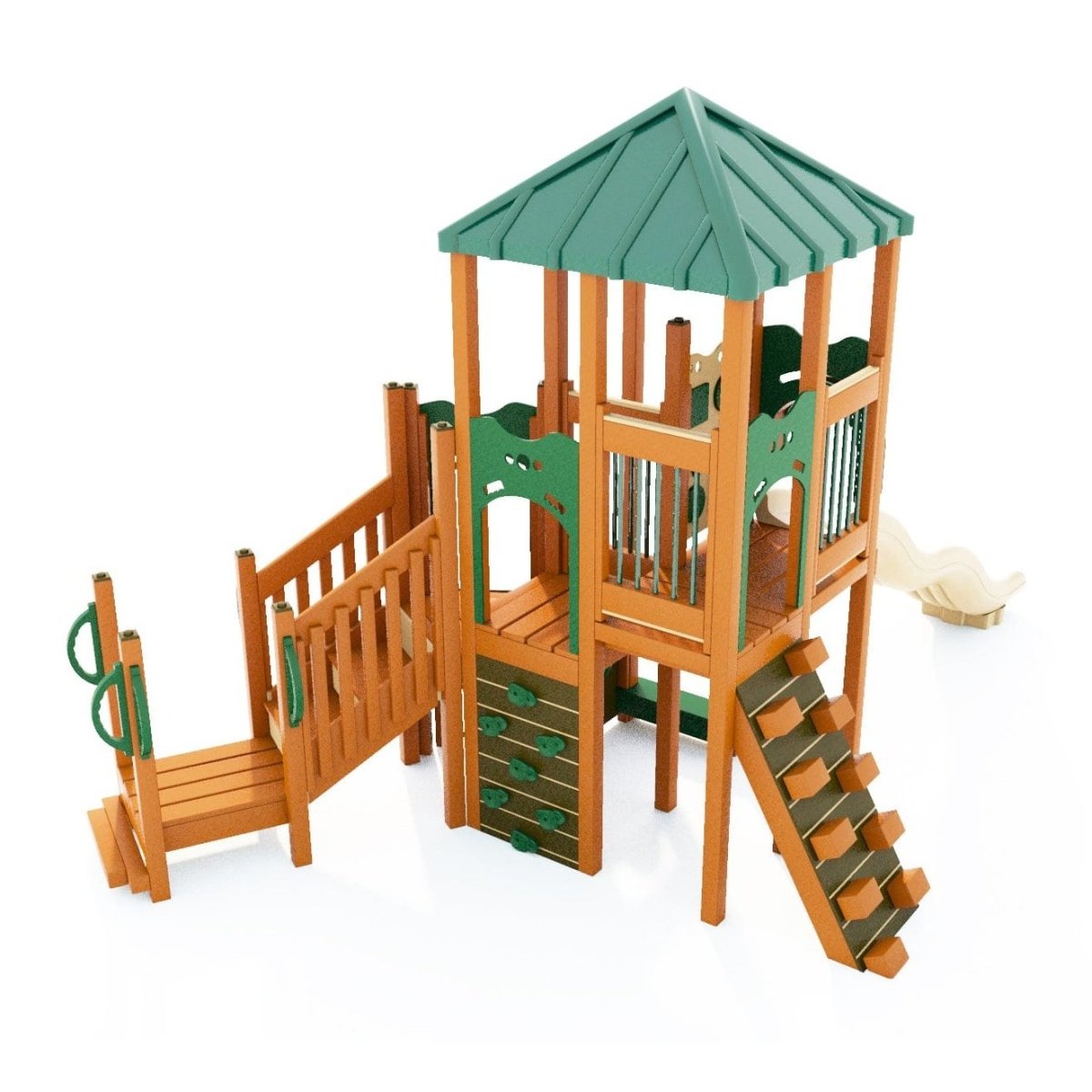 Crestwood Playset - Preschool Playgrounds - Playtopia, Inc.