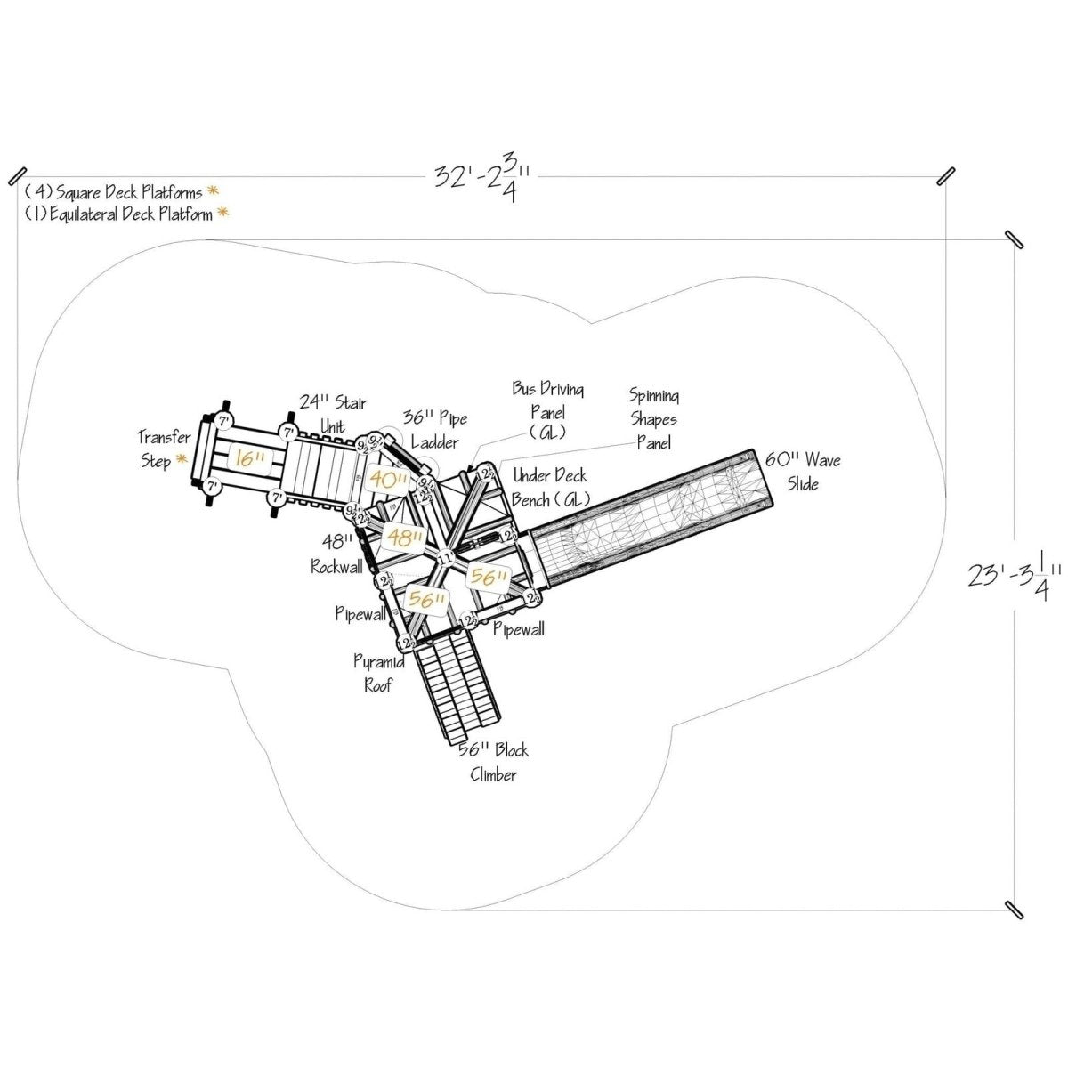 Crestwood Playset - Preschool Playgrounds - Playtopia, Inc.