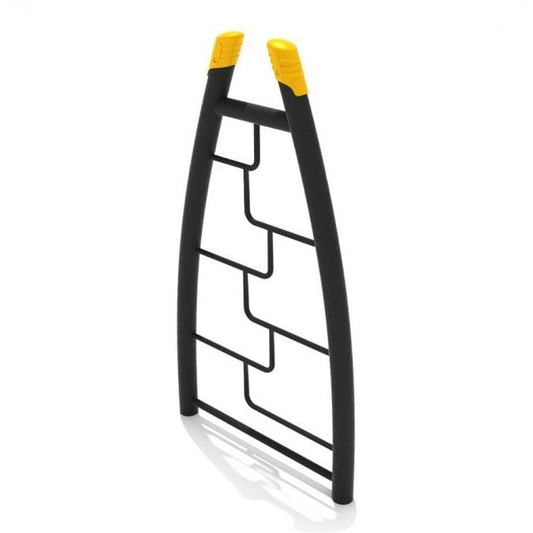 Curved Post Maze Rung Vertical Ladder - Outdoor Climbing Structure - Playtopia, Inc.