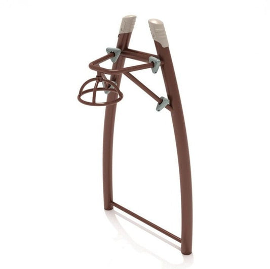 Curved Post Overhead Spinner - Outdoor Climbing Structure - Playtopia, Inc.