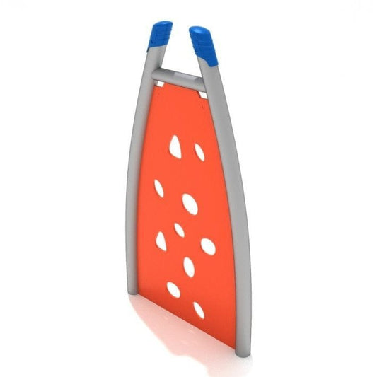 Curved Post PE Climbing Wall - Outdoor Climbing Structure - Playtopia, Inc.
