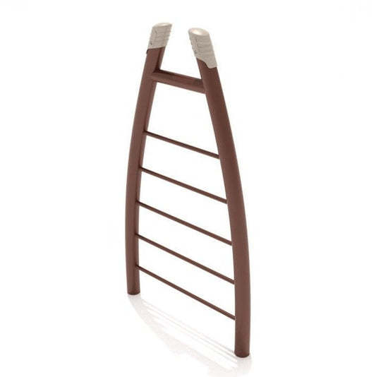 Curved Post Straight Rung Vertical Ladder - Outdoor Climbing Structure - Playtopia, Inc.