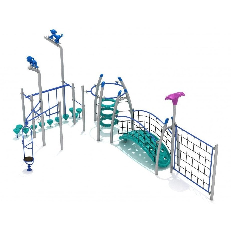 Dellview Jungle Gym - Jungle Gyms & Ninja Courses - Playtopia, Inc.